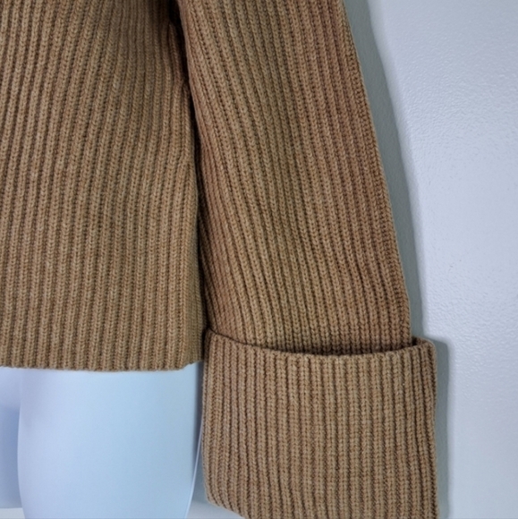 Banana Republic Camel Cashmere and Wool Blend Cardigan Size Small - Picture 6 of 12